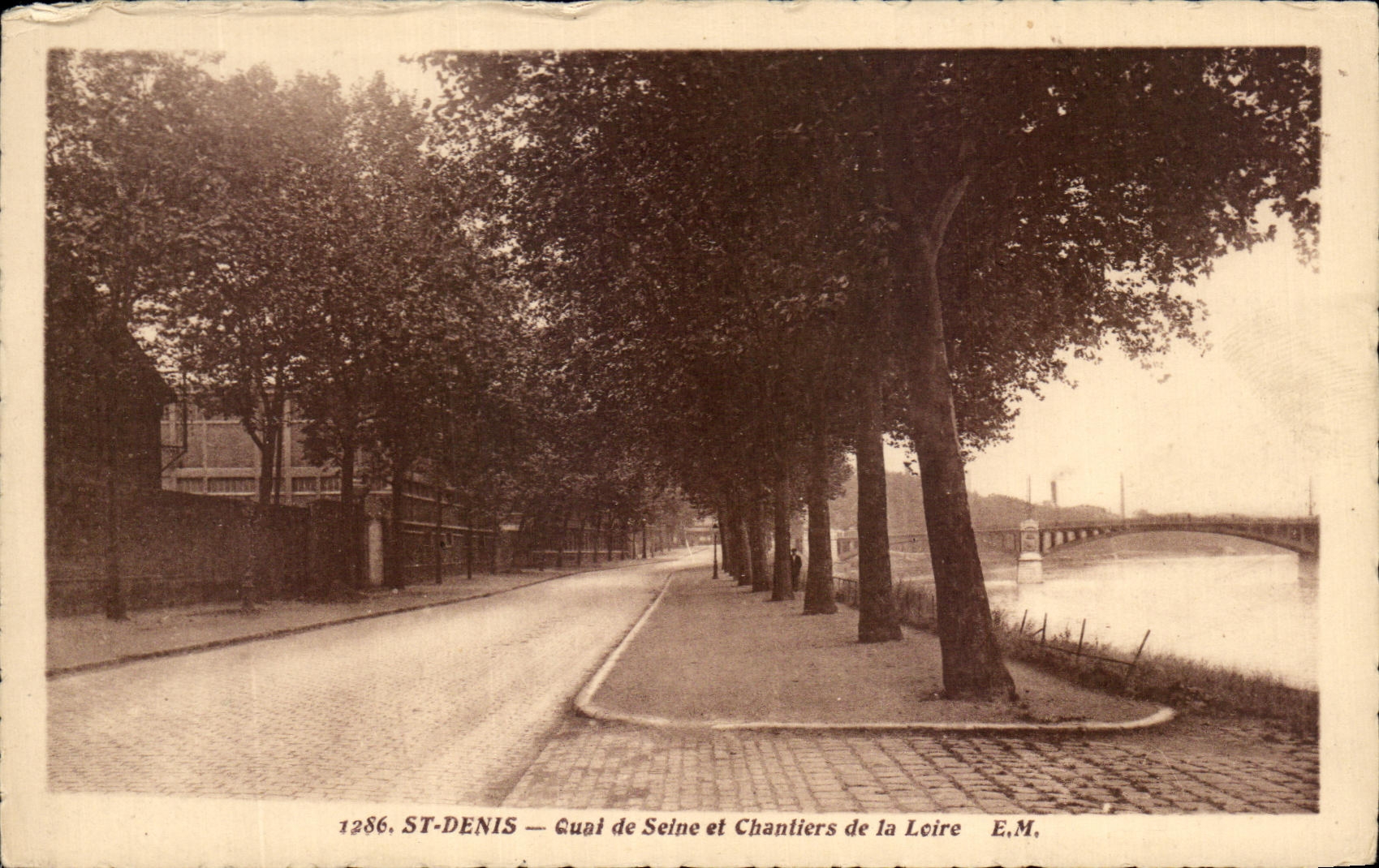 CPA St Denis Quai de Seine et Chantiers de la Loire