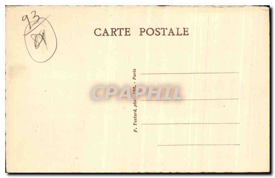 CPA St Denis Quai de Seine et Chantiers de la Loire — Rückseite