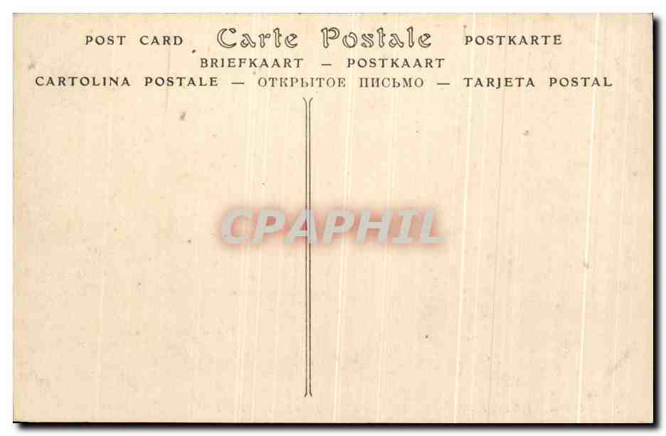 CPA Abbaye de Saint Denis Partail de la Facade Principale — Rückseite