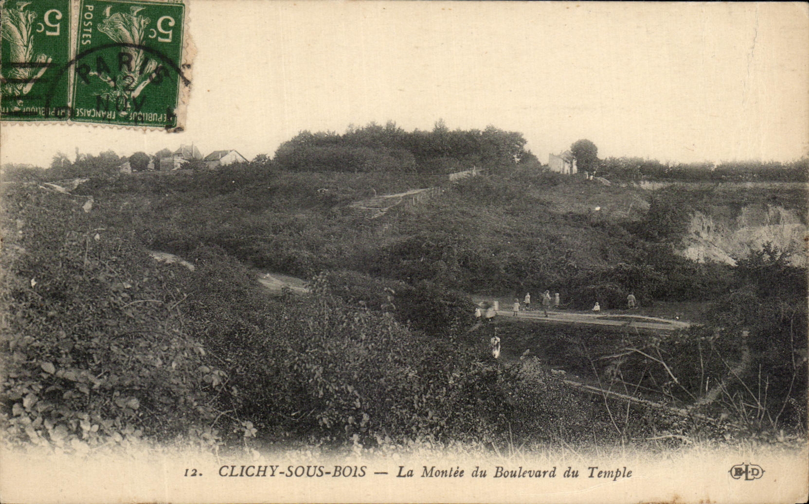 CPA Clichy Sous Bois La Montee du Boulevard du Temple