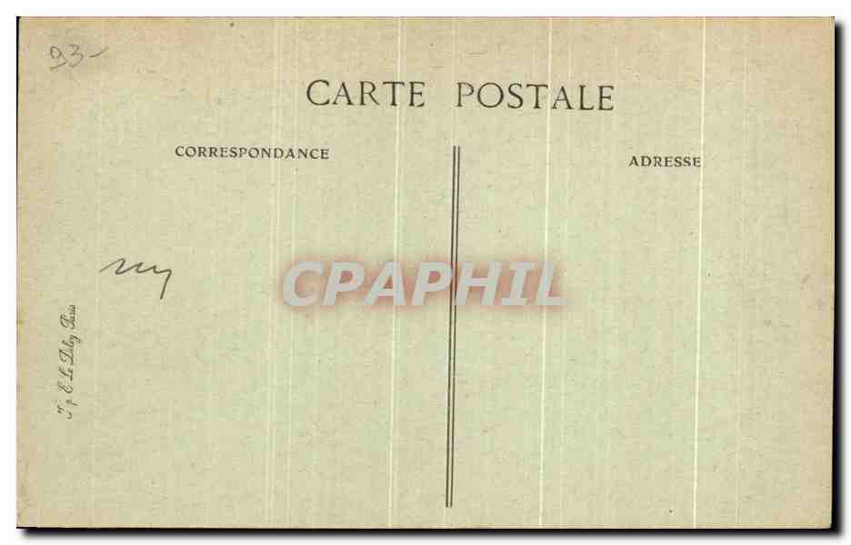 CPA Noisy Le Sec La Mairie — Rückseite