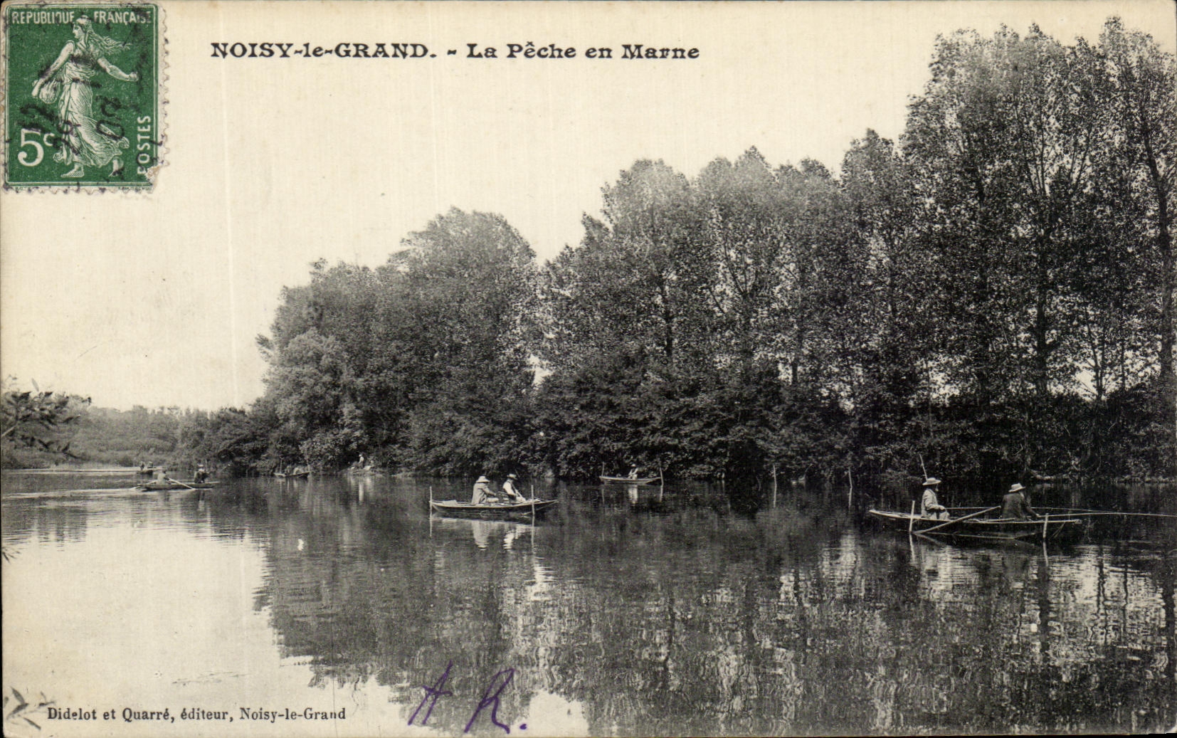 CPA Noisy Le Grand La Peche en Marne