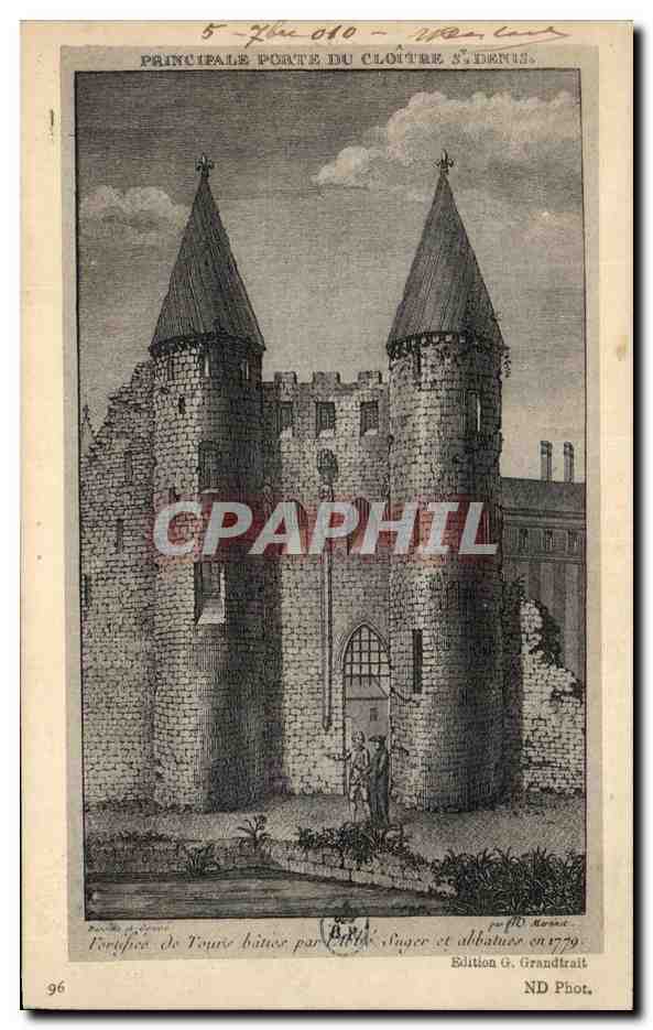 Principale Porte du Cloître St. Denis — Édition G. Grandfrait, n°96