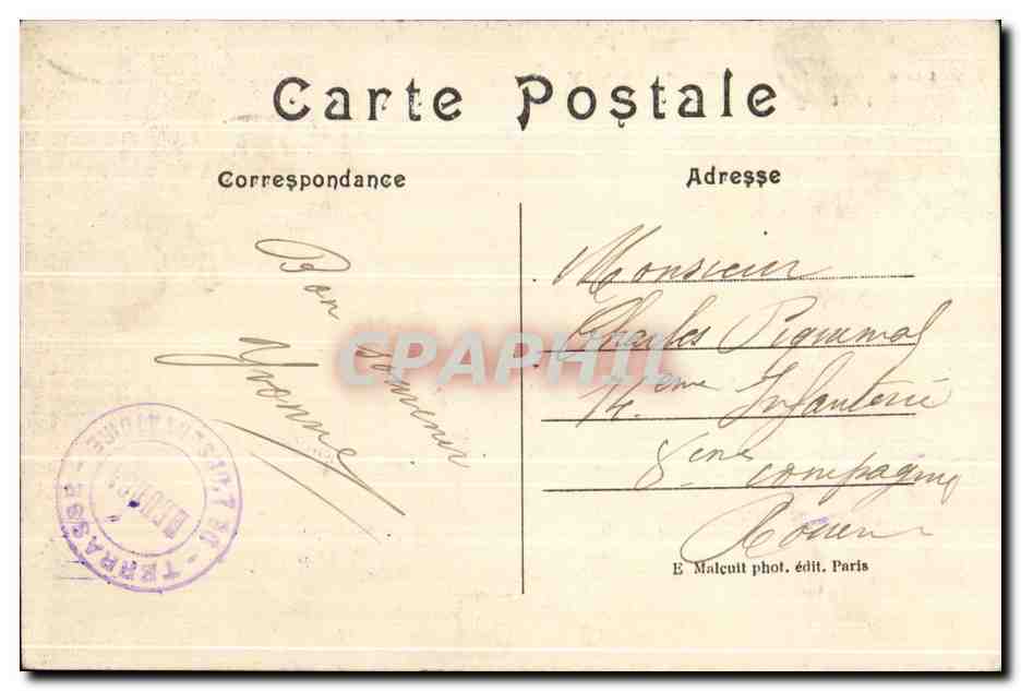 CPA Meudon Bois de Clamart L Etang de L Ursine — Rückseite