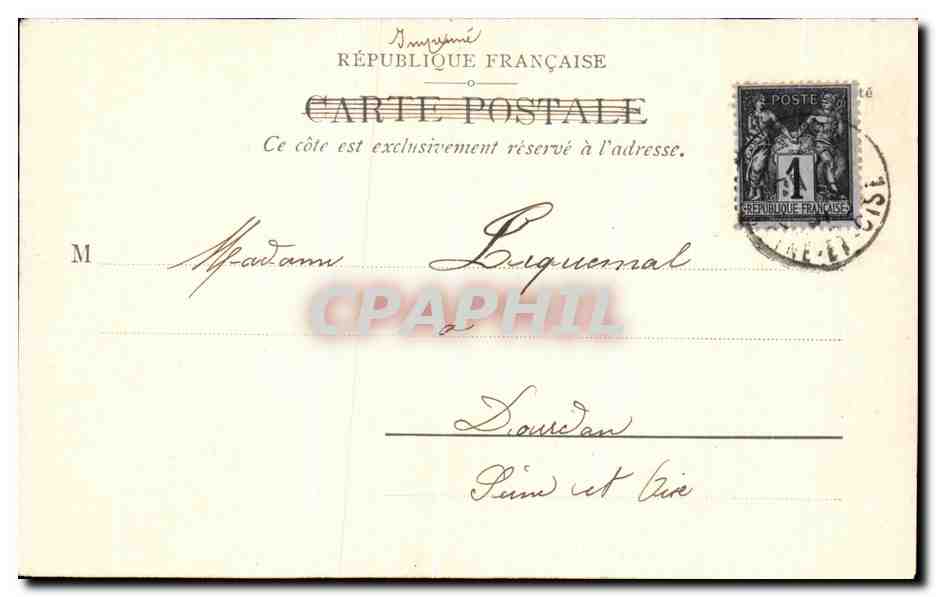 CPA Sevres Manufacture Nationale — Rückseite