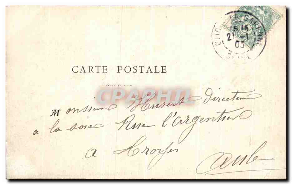CPA Clichy Pont de Chichy Peniches — Rückseite