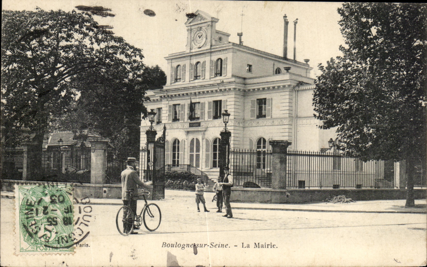 CPA Boulogne sur Seine La Mairie