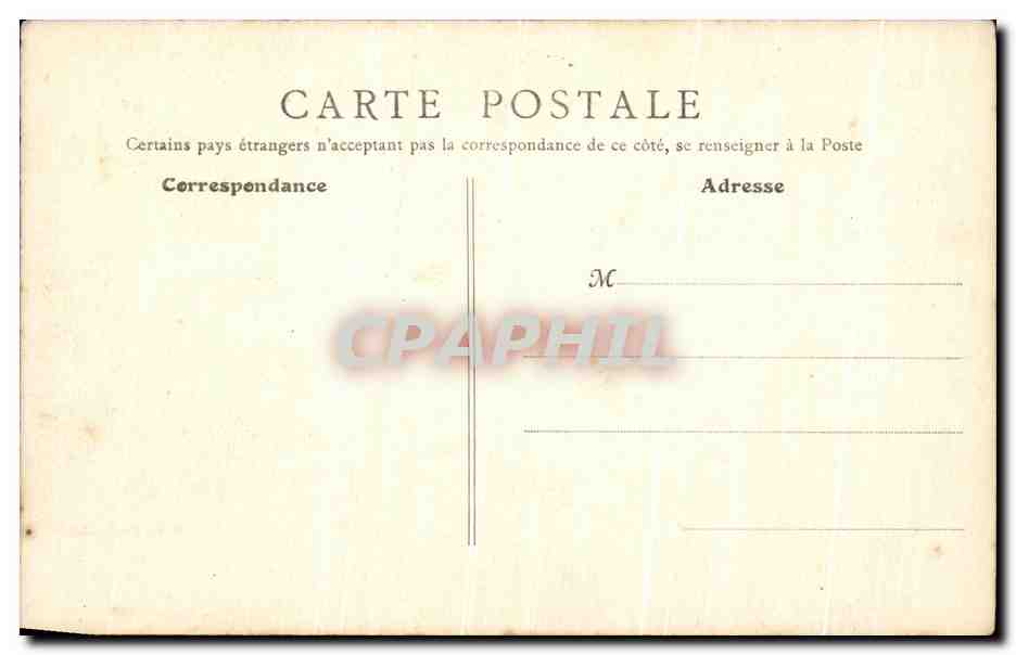 CPA Boulogne sur Seine Le port Bateaux peniches — Rückseite