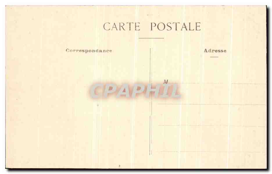 CPA Gennevilliers Inondation du 28 janvier 1910 Passerelle improvise avenue du Port de St ouen — Rückseite