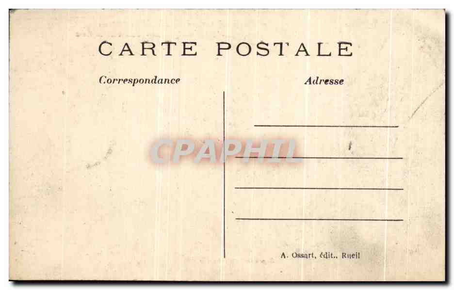 CPA Rueil Le Manoir de Richelieu Propriete Jean Coquelin Vue Sur Le Lac — Rückseite