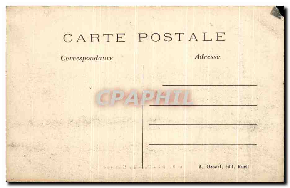 CPA Rueil La Caserne Militaria Enfants — Rückseite