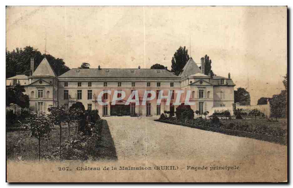 CPA Rueil Chateau de la Malmaison Facade Principale