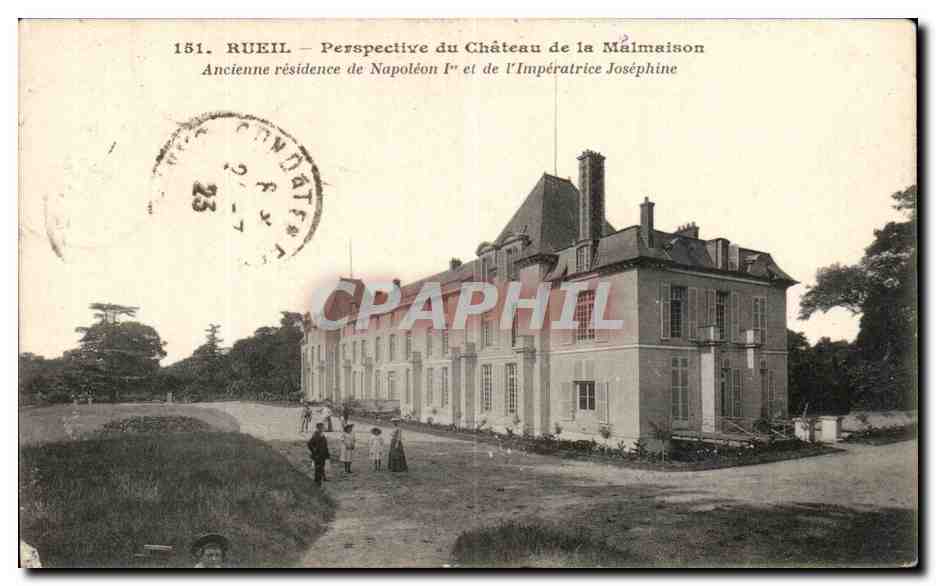 CPA Rueil Perspective du Chateau de la Malmaison Ancienne residence de Napoleon 1er et de l imperatrice Josephine
