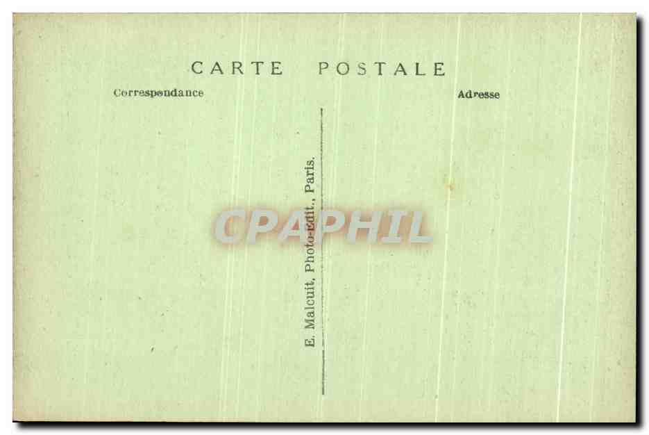 CPA Montrouge Avenue de La Republique — Rückseite