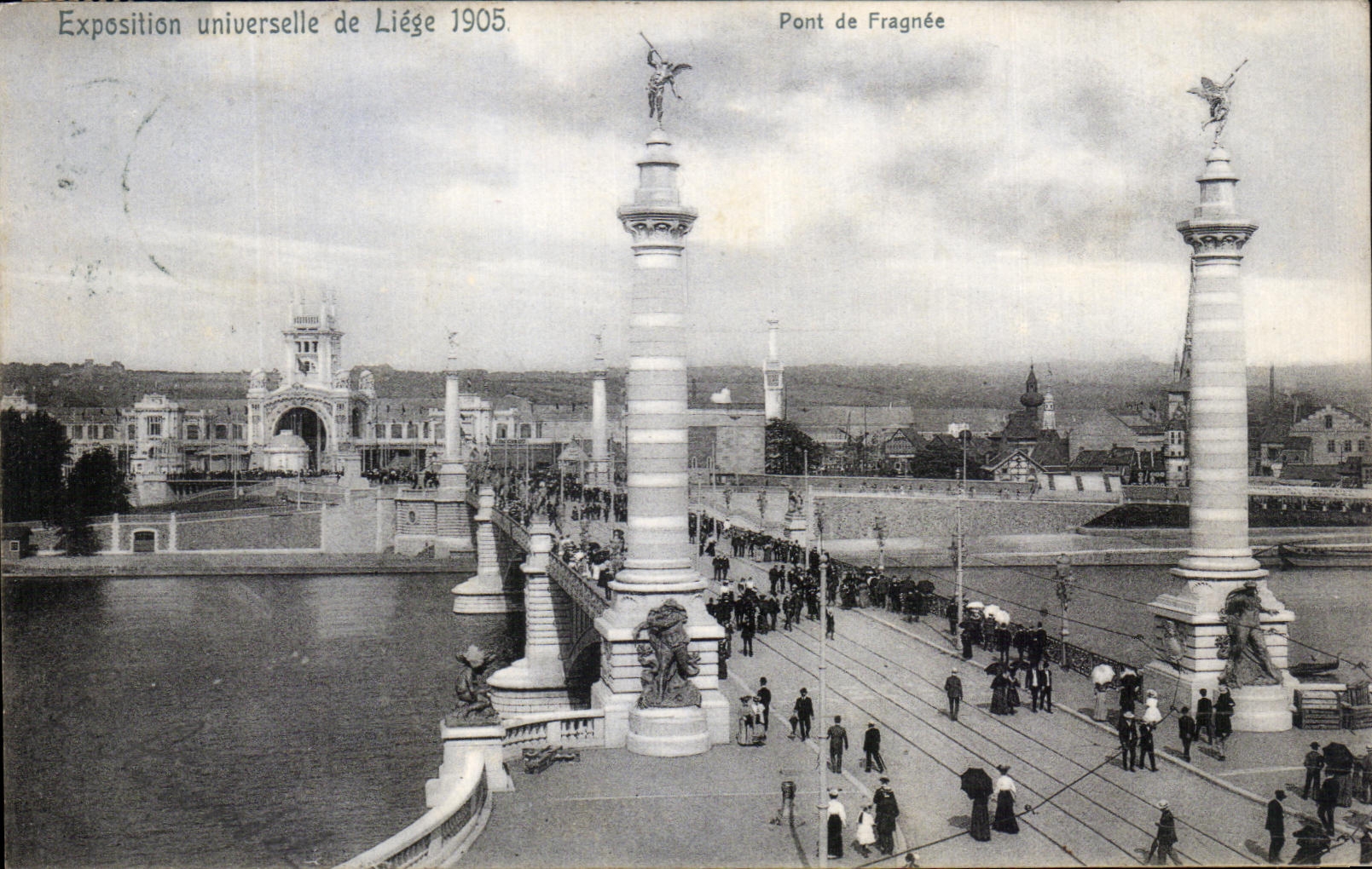 Pont de Fragnée — Exposition universelle de Liège 1905 — Carte postale officielle