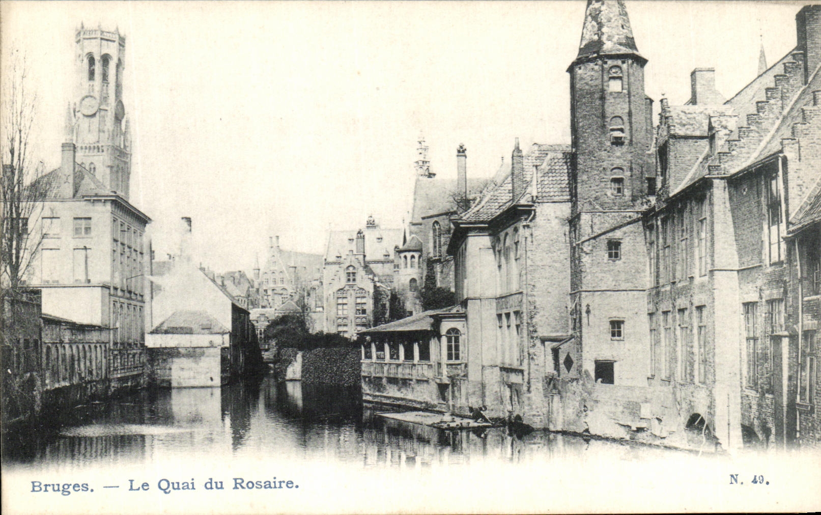 CPA Bruges Quai Le Rosaire