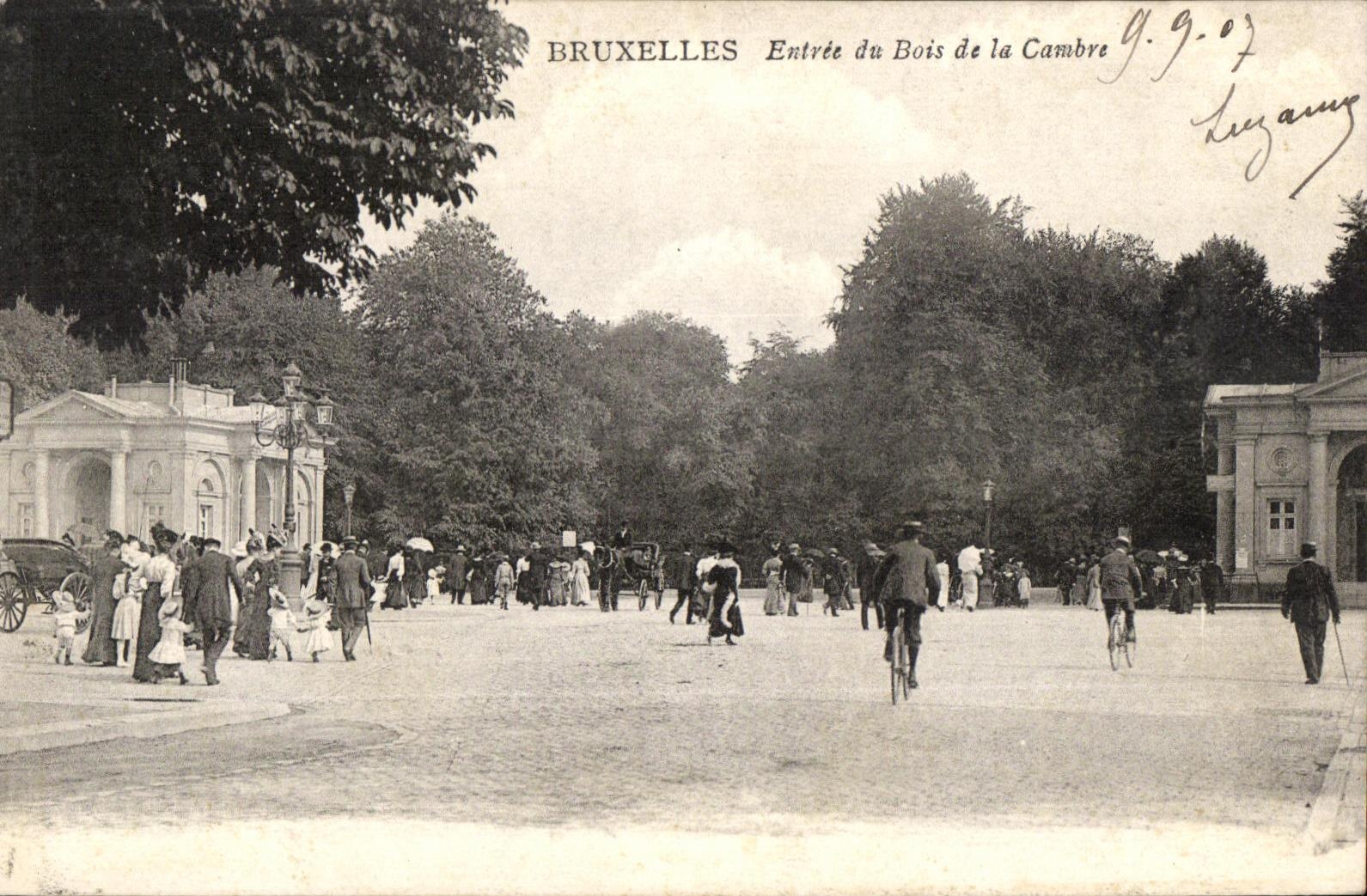 CPA Bruxelles Entree de Bois de La Cambre