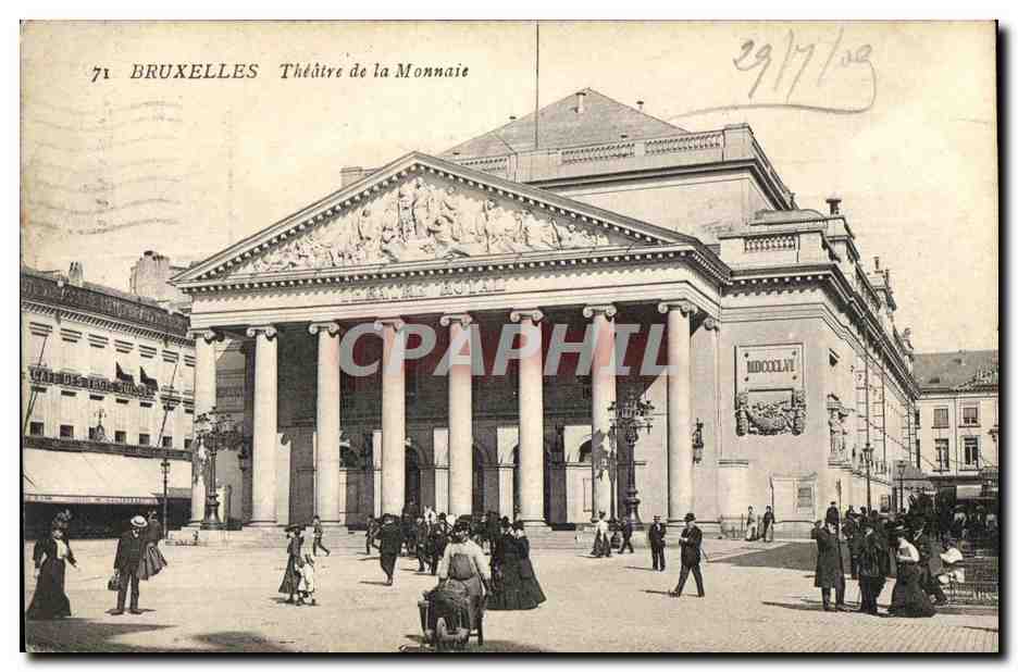 CPA Bruxelles Theatre de la Monnaie