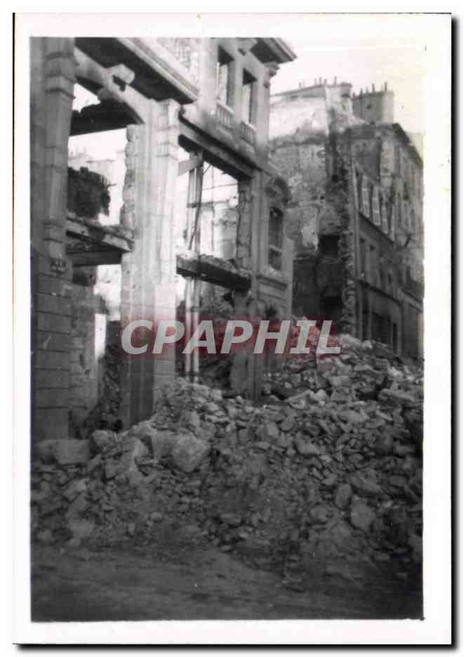 Photo Brest 1944 Militaria