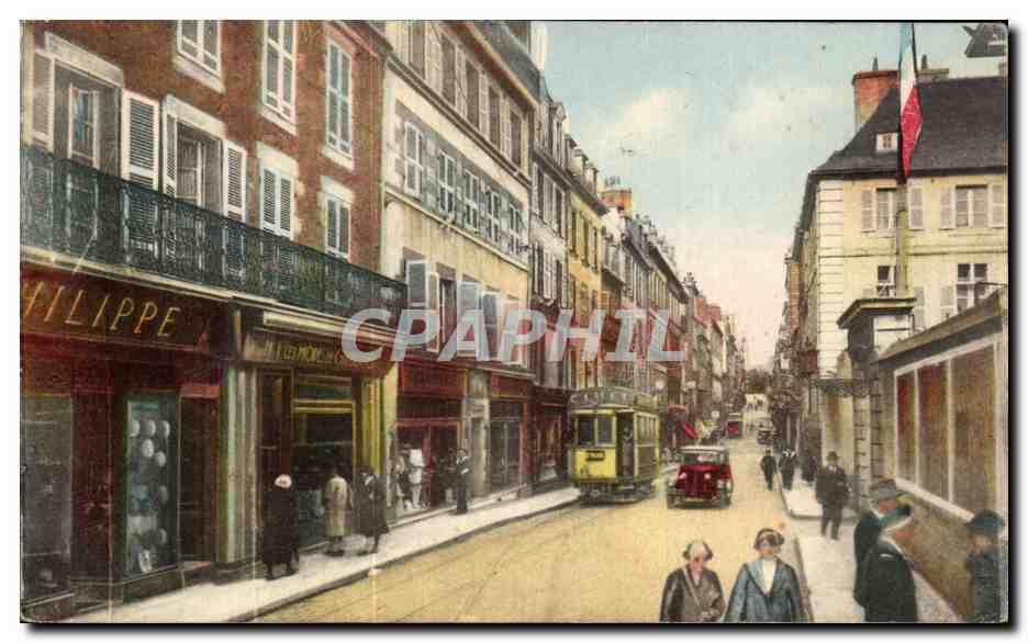 CPA Brest Rue De Siam Et La Prefecture Maritime 