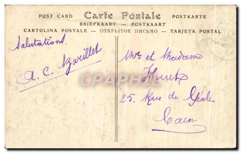 CPA Brest Le rade Vue Prise du Chateau  — Rückseite
