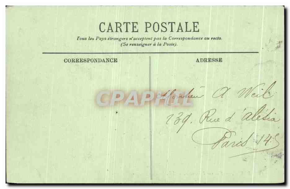 CPA Brest Vue Sur l Escadre Bateaux — Rückseite