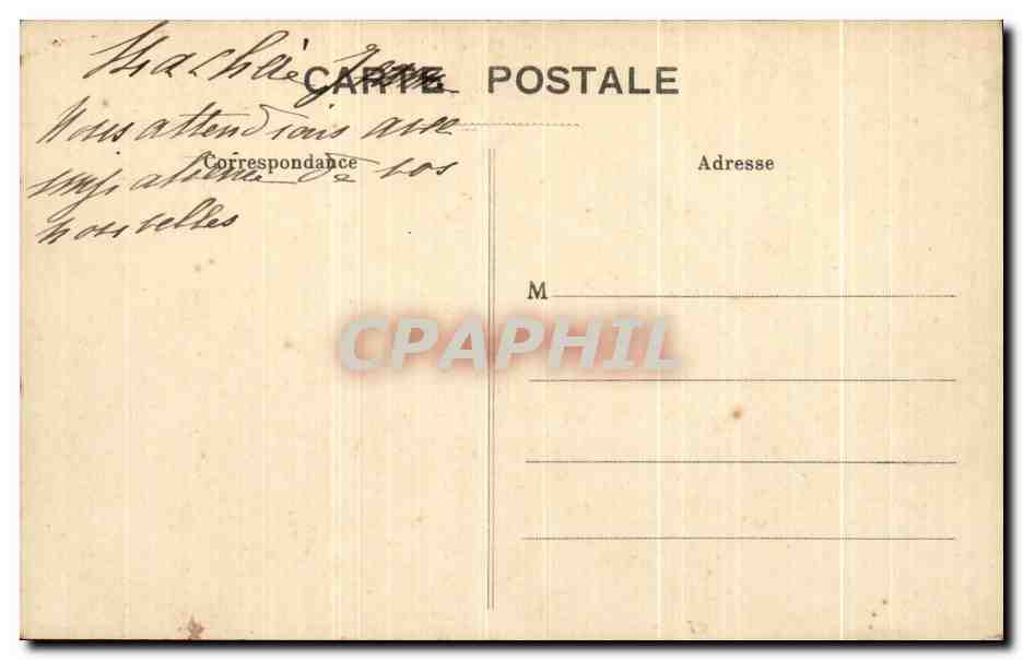 CPA Brest Recouvrance La Rue De La Porte  — Rückseite