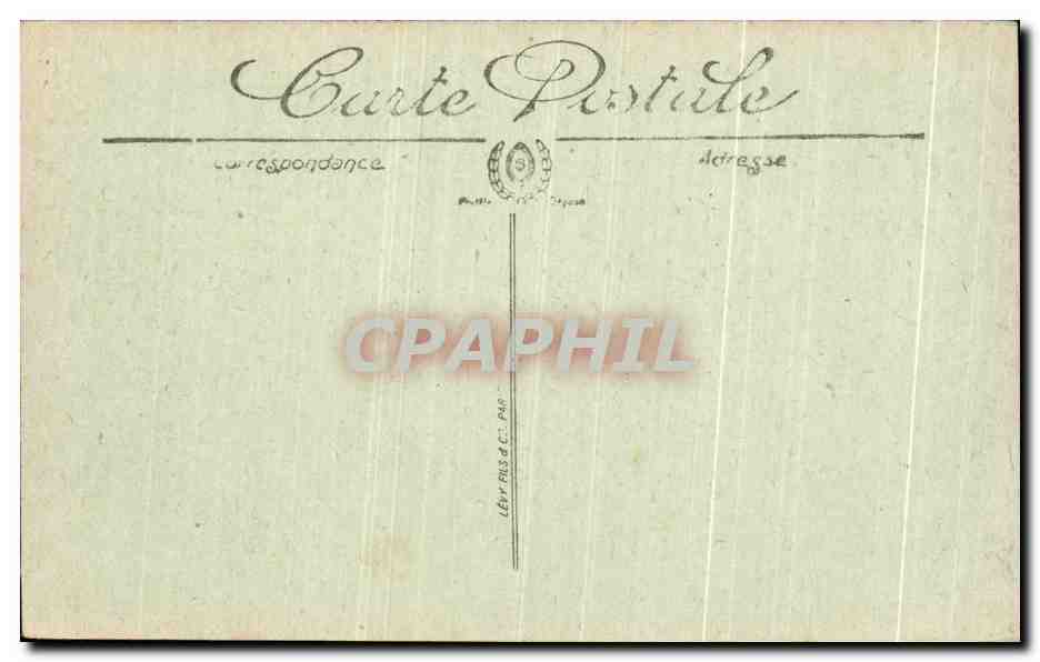 CPA Brest Le Pont National Bateaux — Rückseite
