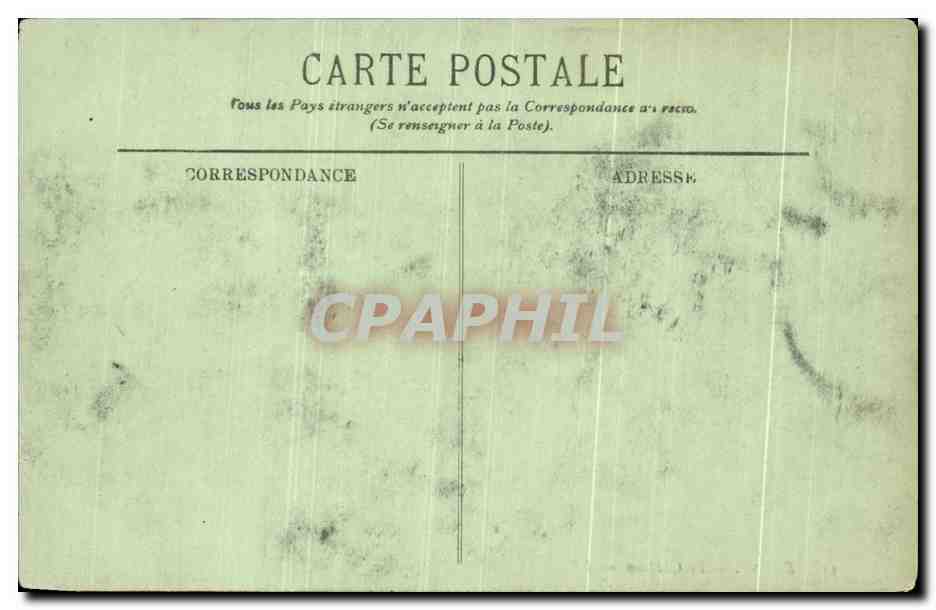 CPA Brest Le Chateau Bateau Voilier — Rückseite