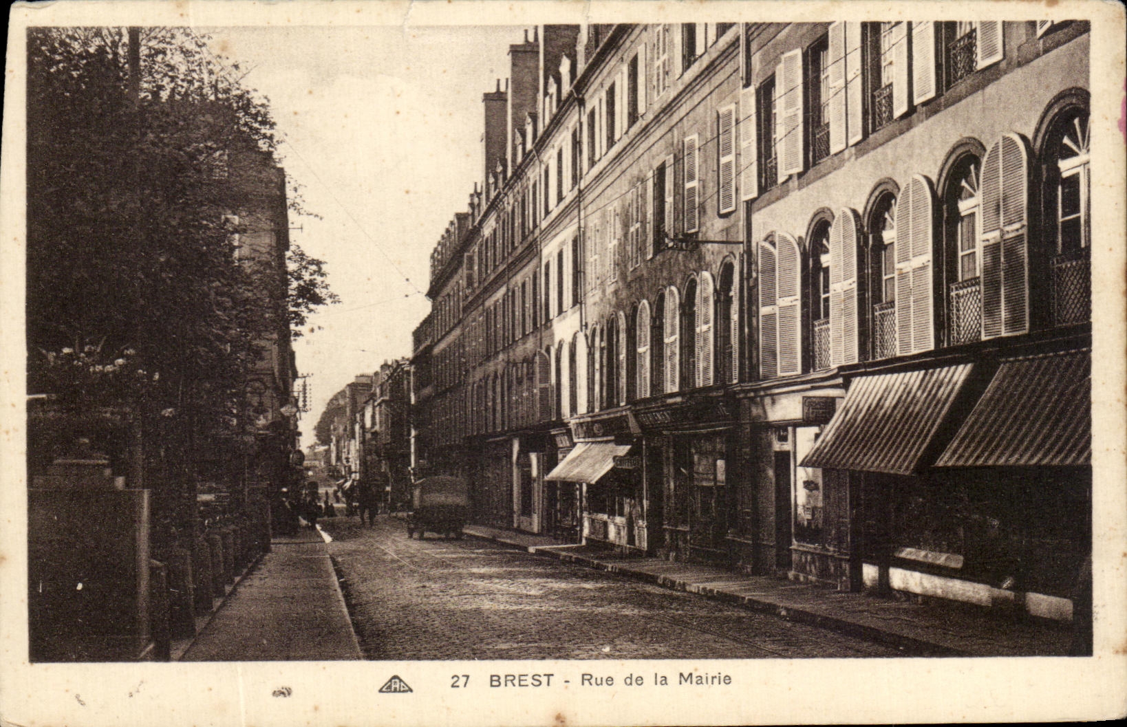 CPA Brest Rue de La Mairie
