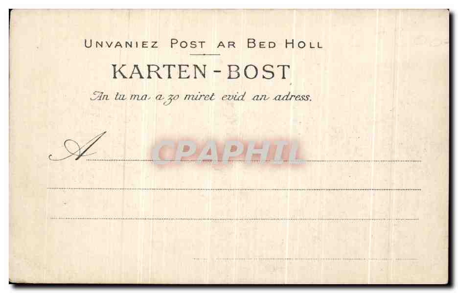 CPA Brest Les Rampes Du Port De Commerce — Rückseite
