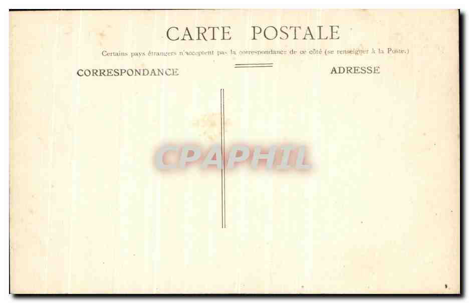 CPA Brest L Eglise St Louis  — Rückseite