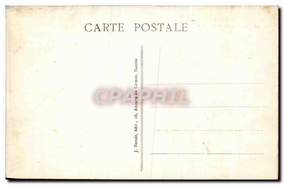 CPA Brest La Tours L Entree de La Citadelle — Rückseite