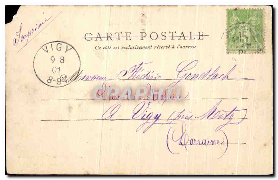 CPA Brest Le pont tournant Bateau Voilier  — Rückseite