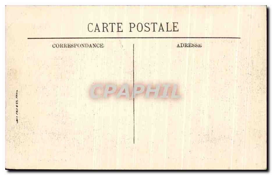 CPA Brest Le Pont National Bateaux — Rückseite
