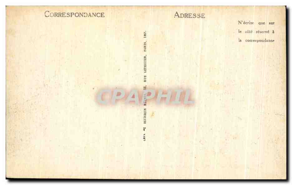 CPA Brest Le Pont Natioanal ferme Bateau — Rückseite