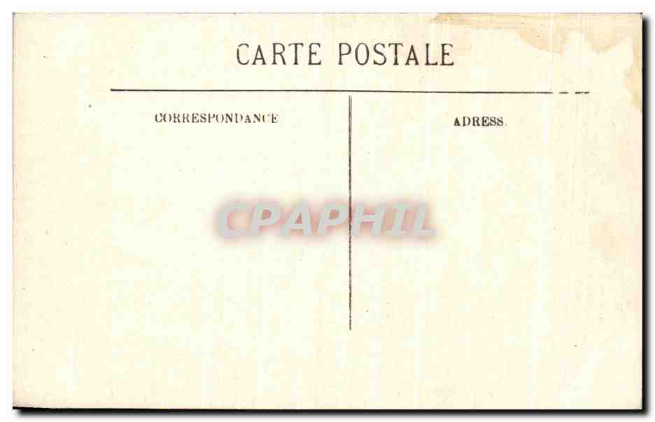 CPA Brest Le Pont National Bateaux — Rückseite