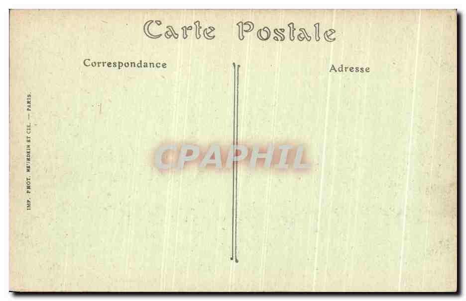 CPA Brest Le Port De Commerce Vue Prise du Chateau  — Rückseite
