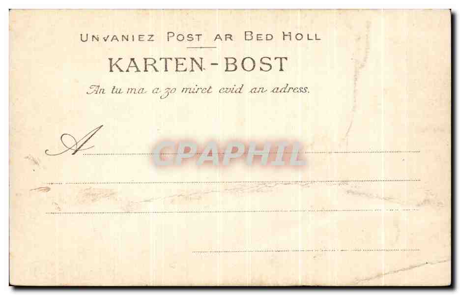 CPA Brest Le Pont Tournant s ouvrant Bateau — Rückseite