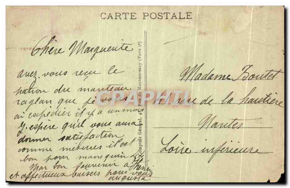 CPA Brest Le Square et Le Place Du Chateau Enfants — Rückseite