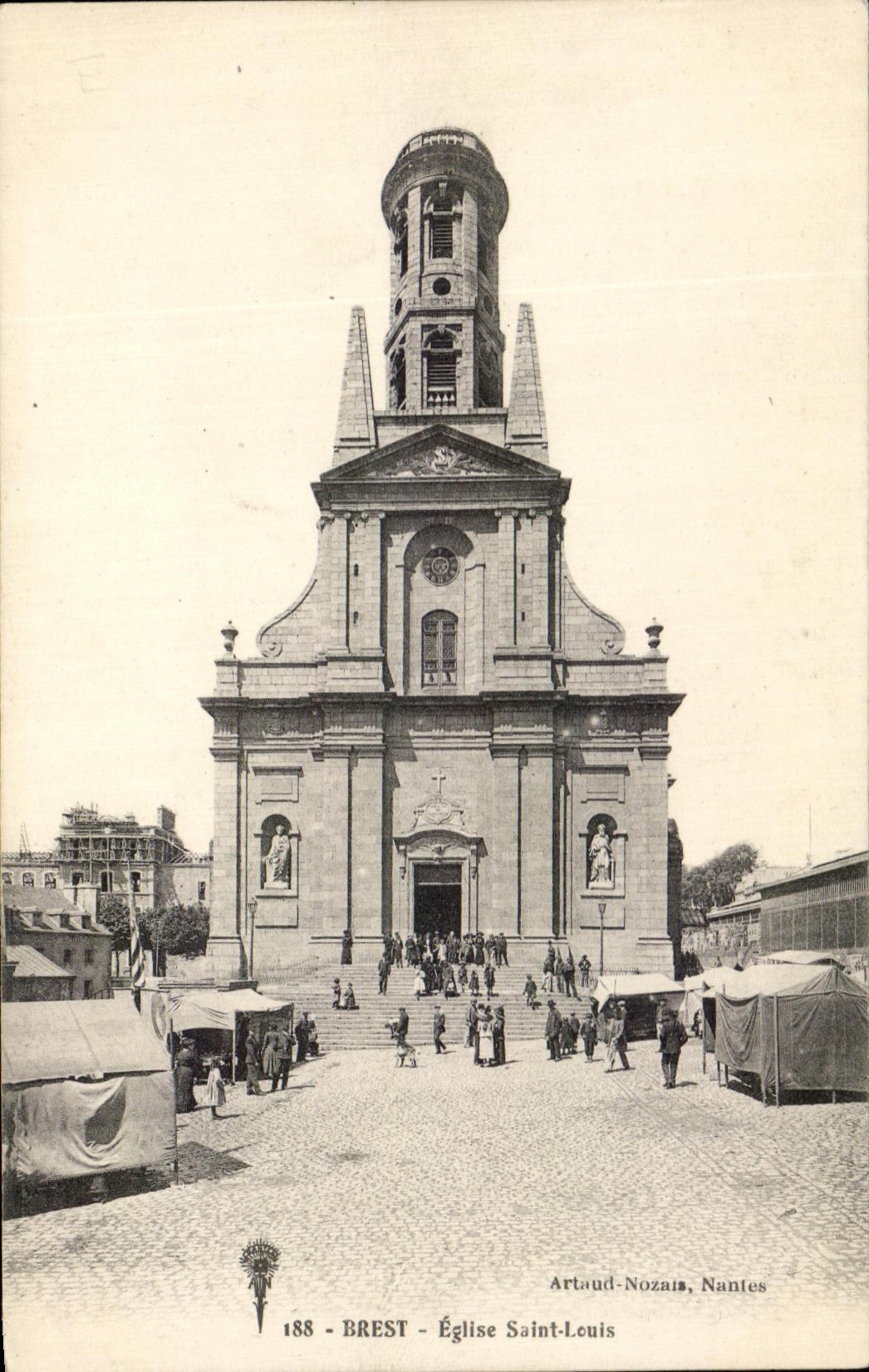 CPA Brest Eglise Saint Louis