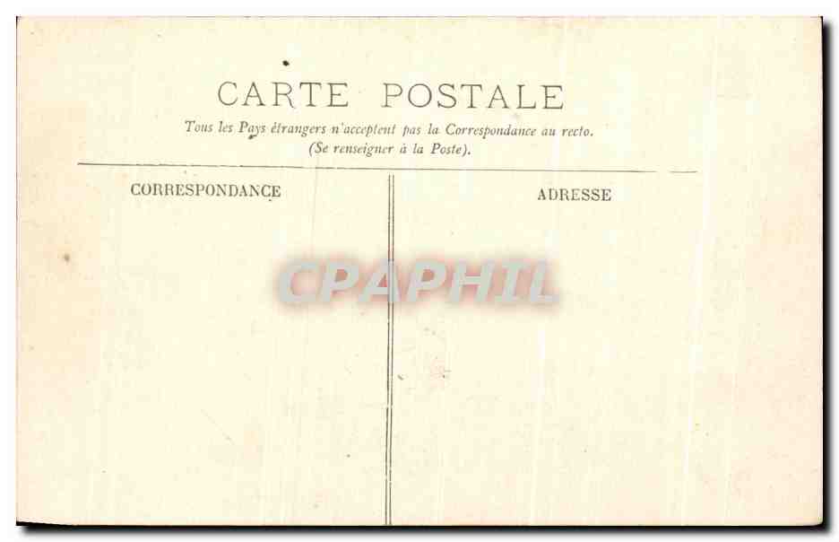CPA Brest Le Port Du Commerce et L Escadre  — Rückseite
