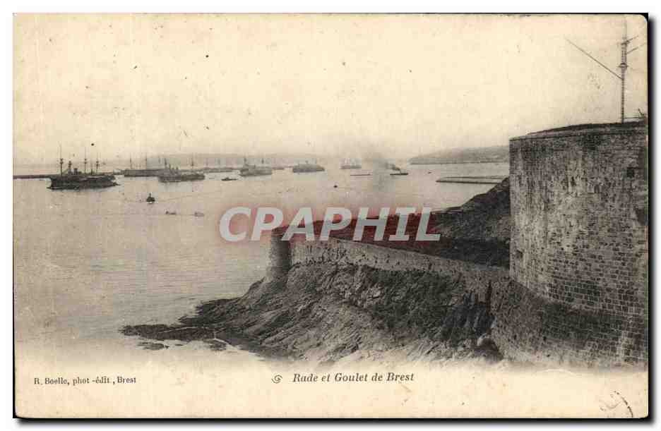 CPA Brest Rade et Goulet de Brest Bateaux