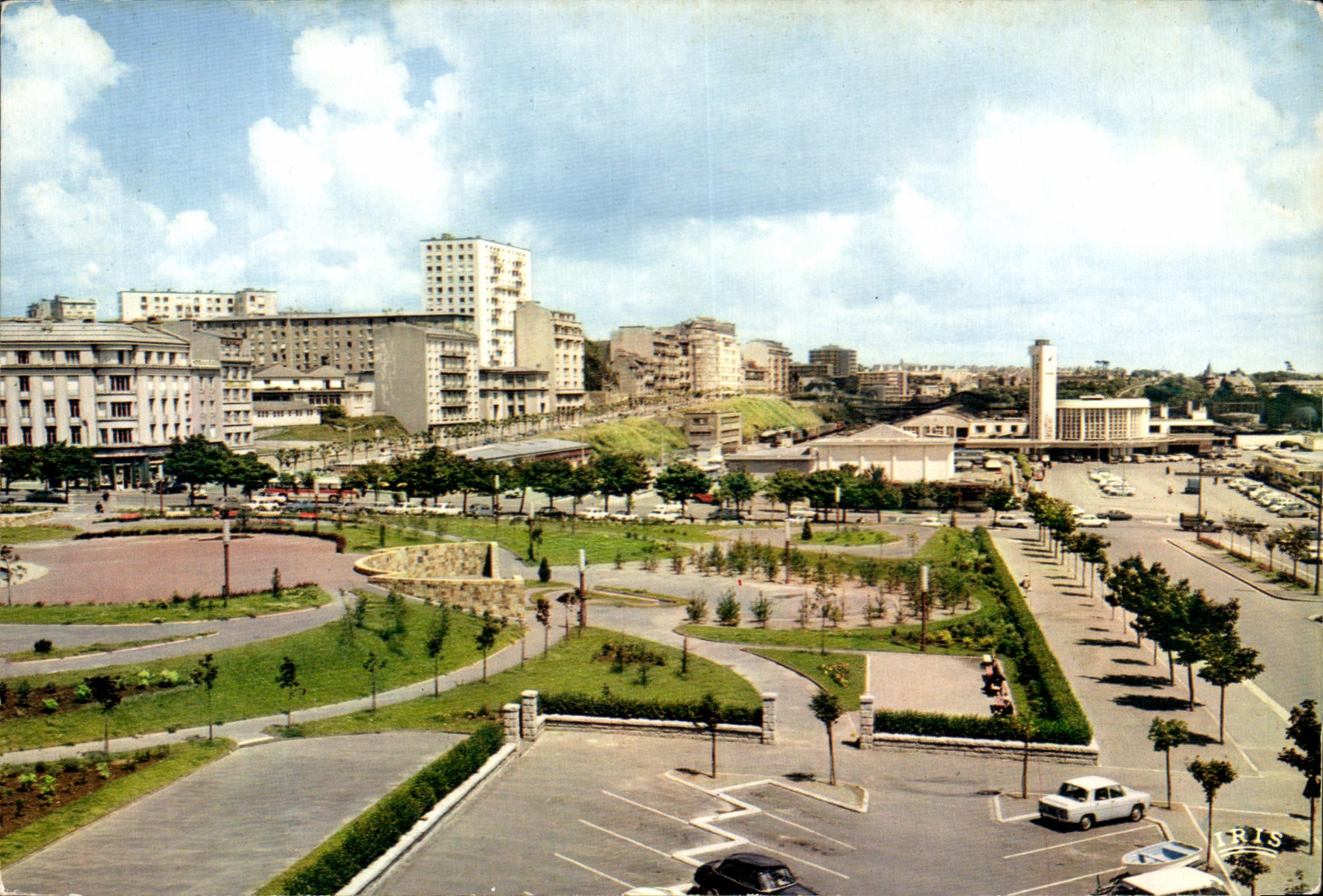 CPM Brest Square Kennedy vers les gares SNCF et routiere