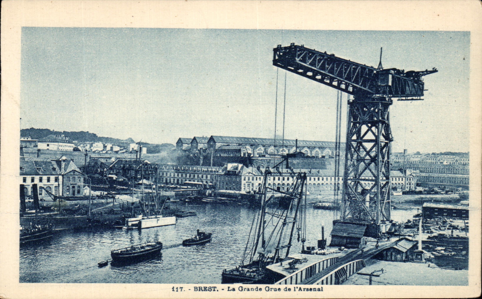 CPA Brest La Grande Grue de L Arsenal 