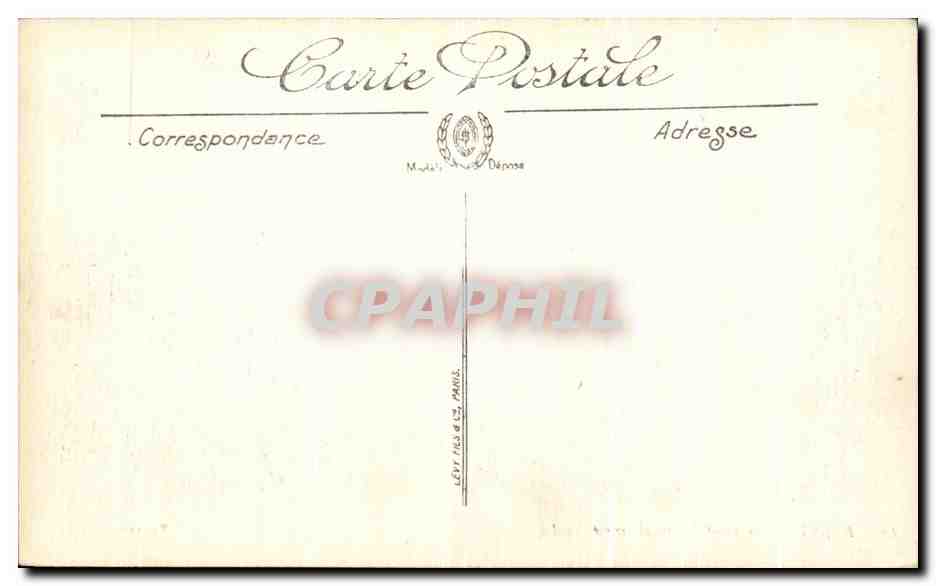 CPA Brest Le Pont National Ferme — Rückseite
