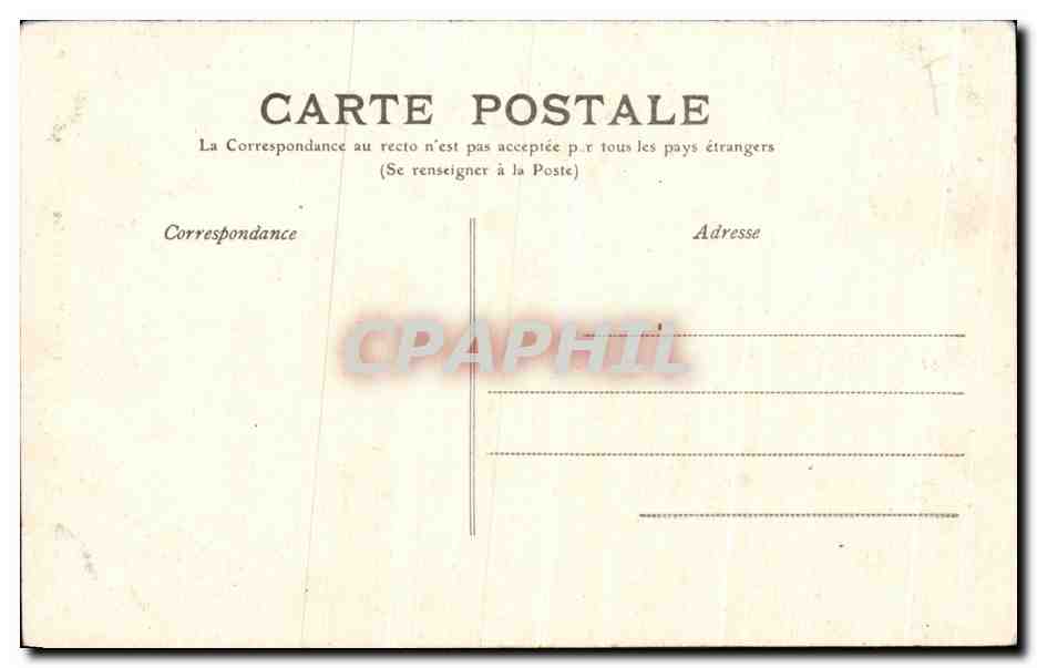 CPA Brest Paysanne des Environs de Brest Folklore Costume — Rückseite