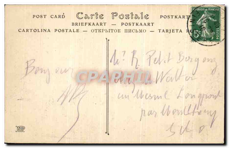 CPA Brest Port Militaire L arsenal la salle d armes — Rückseite