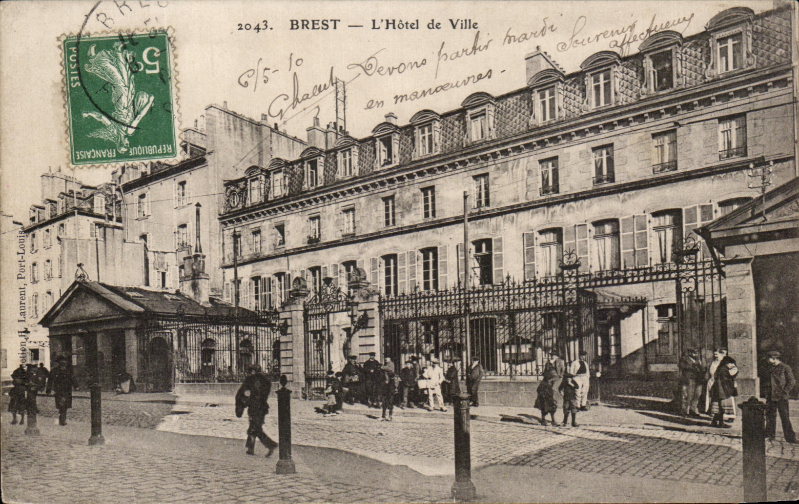 CPA Brest L Hotel de Ville