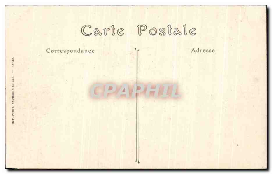 CPA Brest La rue De Siam Prefecture maritime  — Rückseite